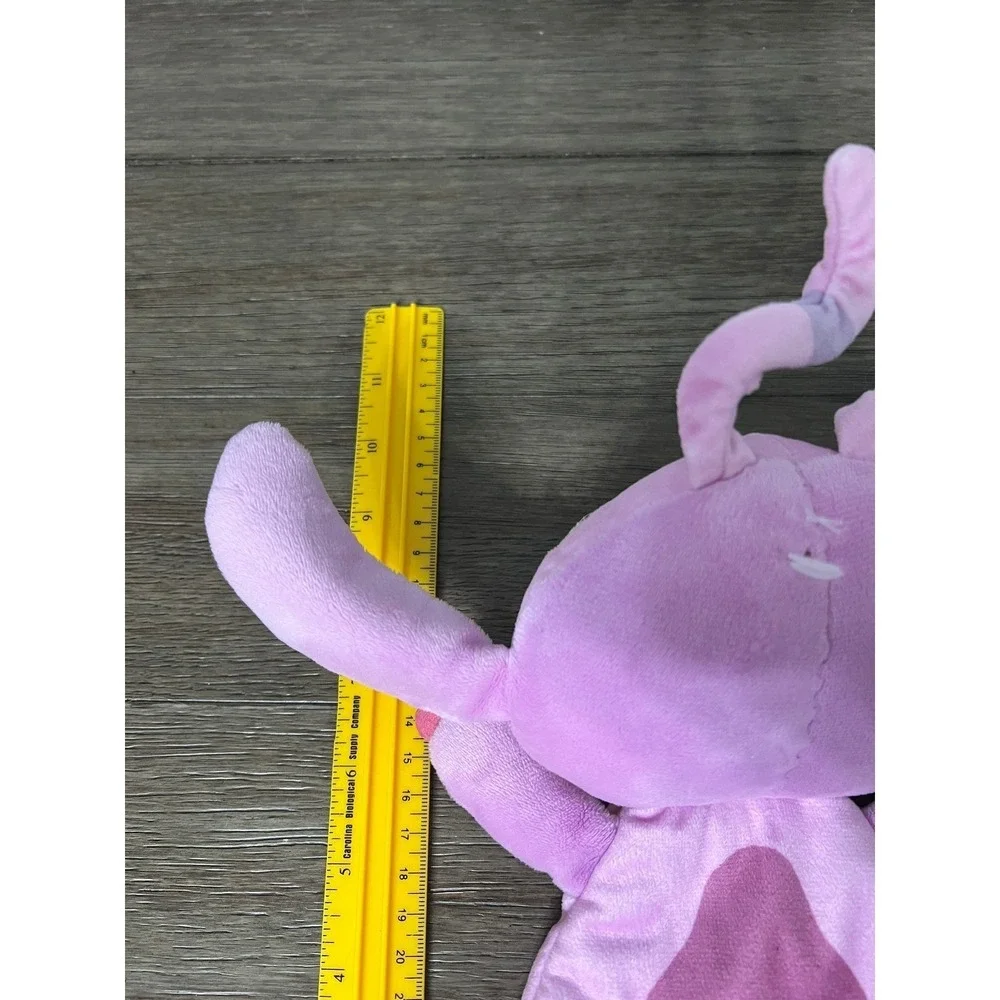 Disney Baby Angel Plush Teether Stuffed Animal‎ Lilo & Stitch Purple Pink Lovey